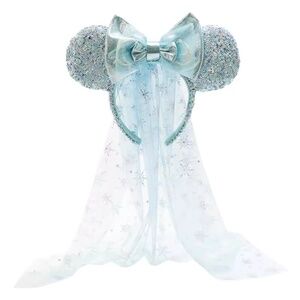 Disney - Frozen Elsa Light-Up Minnie Ears, with Veil,  Brand New with Tags!